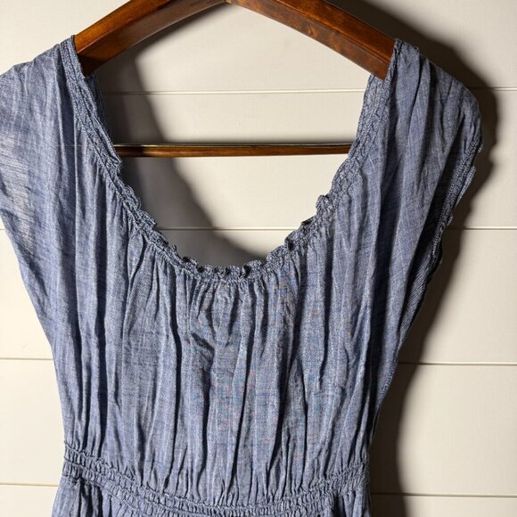 MSSP Mini Blue Chambray Women's Dress Size Small - Picture 7 of 9